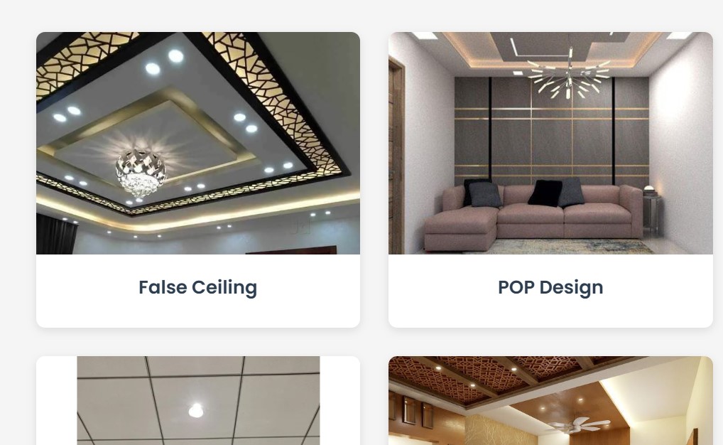 Ceiling Services Website